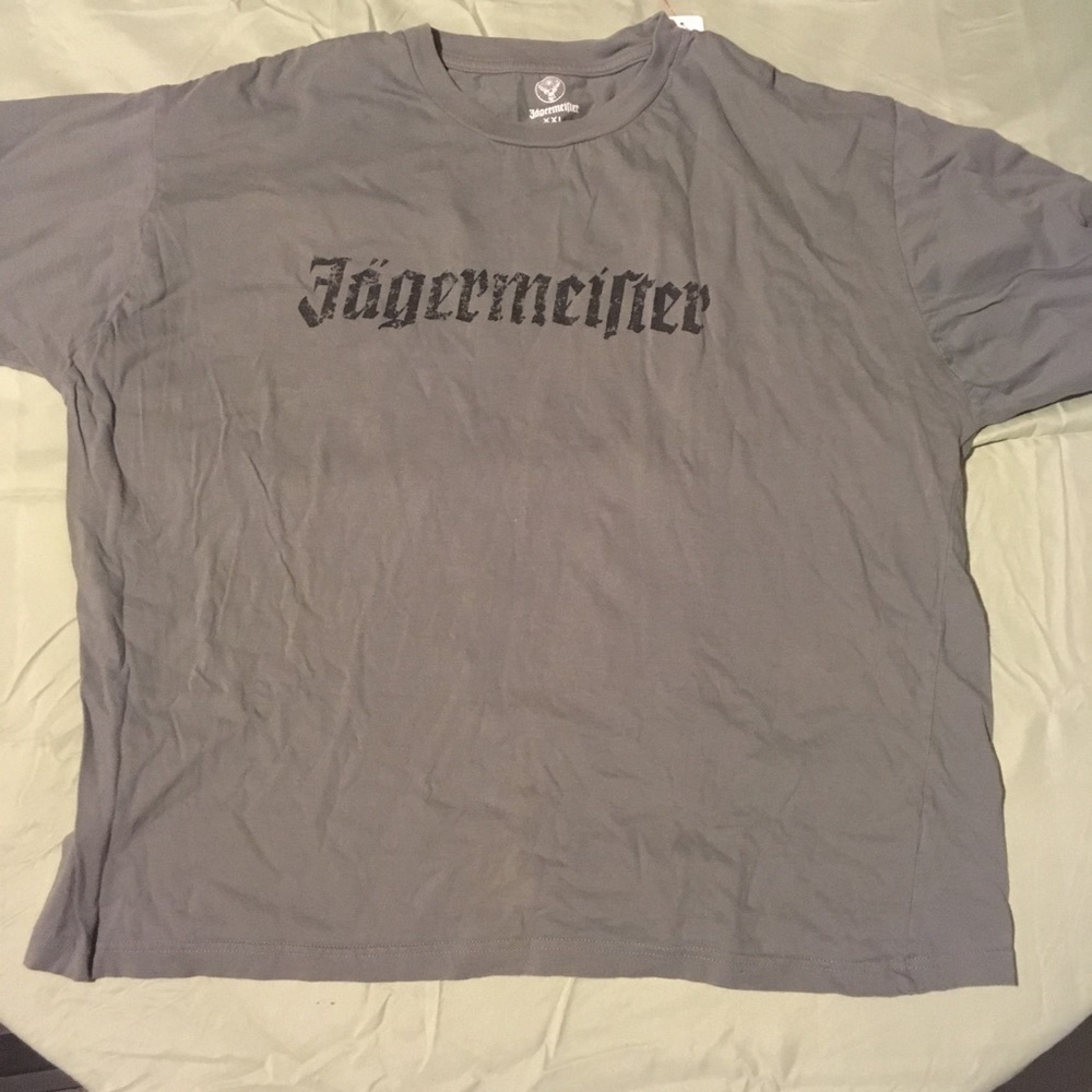 Jagermeifter green T-shirt XXL w/ logo on back